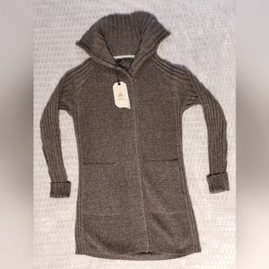 Prana Yunna Cardigan, size Small, color Dark Iron